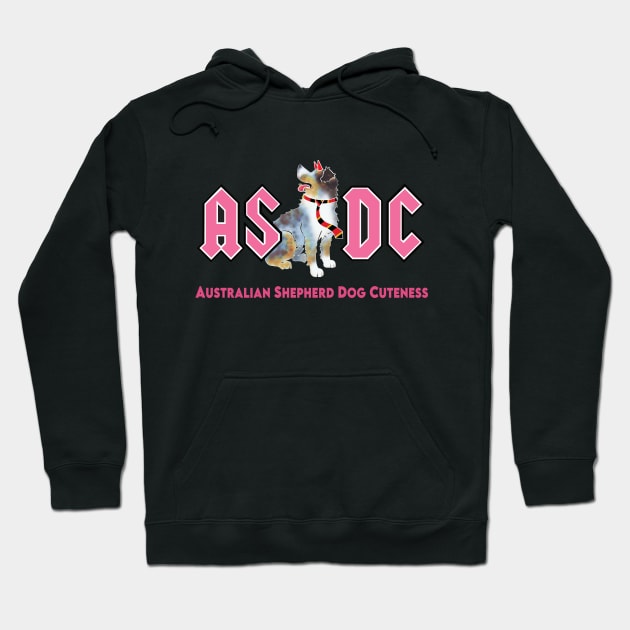 Australian Shepherd Dog Cuteness Hoodie by Brash Ideas